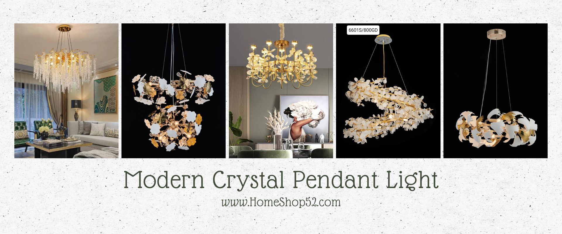 Modern Crystal Pendant Light