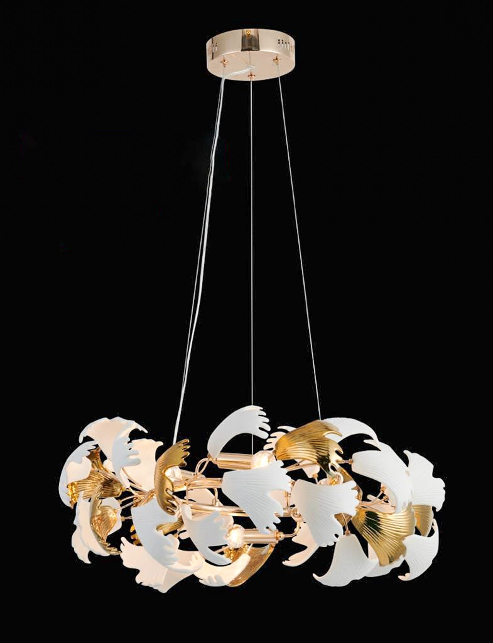 Swanart Modern Pendant Lights for Living Spaces, 3 Light Chandelier Fixture, Brushed Nickel