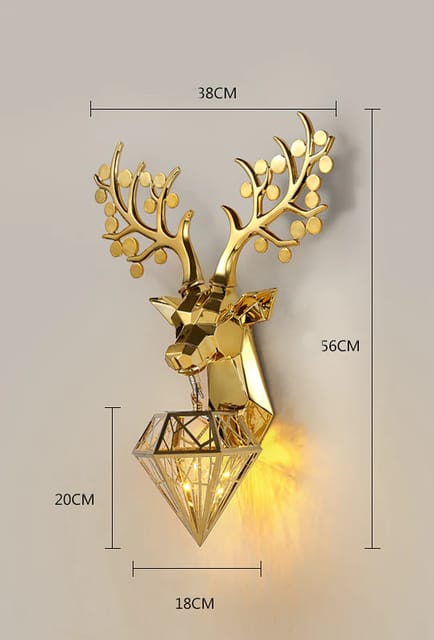 Swanart Deer Wall Light