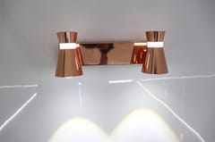 Swanart Luxurious Rose Gold 3-in-1 LED Wall Spot Light – Versatile 8 Watt, Color Changing Lighting Fixture for Pictures, Displays, and Mirrors