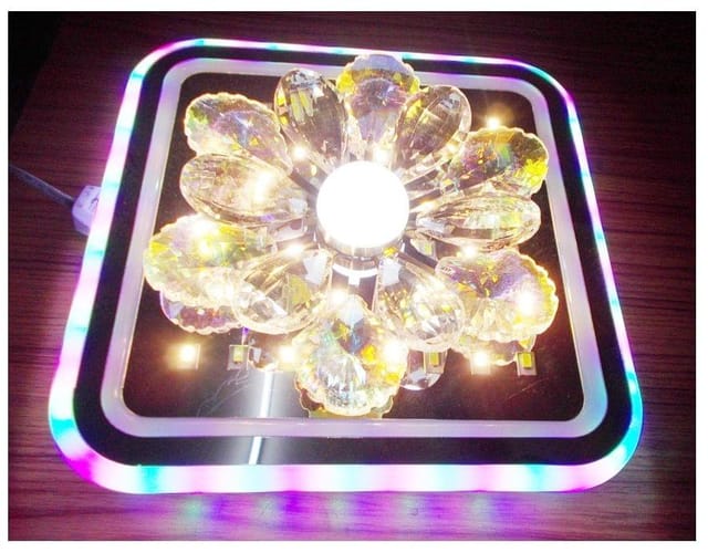 Peacock Chandelier 7 inch Ceiling Lamp g135/SQ