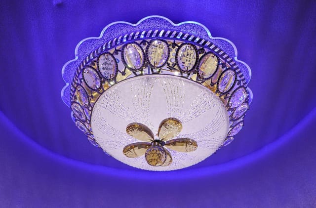 Peacock Chandelier Ceiling Lights 4002-300 With Bluetooth
