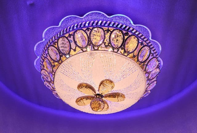Peacock Chandelier Ceiling Lights 4002-300 With Bluetooth