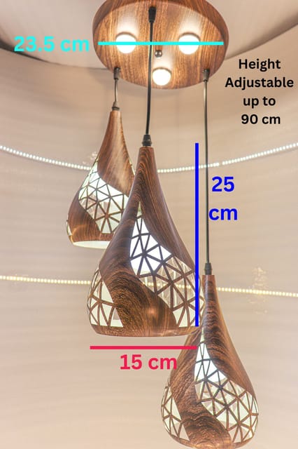 Swanart Unique wooden hanging lamp design for home decoration modern wooden hanging lights decor