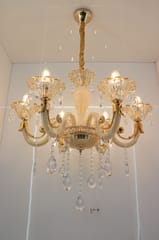 Swanart Venetian Glass Beauty: Italian Chandelier Lighting for a Timeless Ambiance