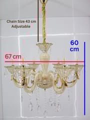 Swanart Venetian Glass Beauty: Italian Chandelier Lighting for a Timeless Ambiance