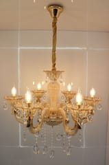 Swanart Venetian Glass Beauty: Italian Chandelier Lighting for a Timeless Ambiance