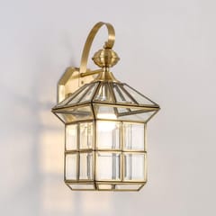 Nordic Vintage Wall Lamp Light Fixture - Elegant Brass & Glass Sconce for Indoor Home Decor - Perfect for Living Room, Bedroom, Hallway - Adds Classic Warmth & Style
