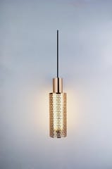 swanart Modern Gold Pendant Light Fixture, 12W Warm White LED Hanging Ceiling Lamp, Stylish Honeycomb Design, Adjustable Height, Ideal for Kitchen Island, Dining Room, Bedroom, Living Room Lighting