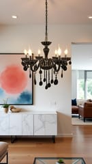 Gothic Glamour with the Black Crystal Chandelier