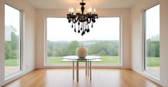 Gothic Glamour with the Black Crystal Chandelier