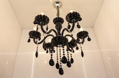 Gothic Glamour with the Black Crystal Chandelier