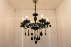 Gothic Glamour with the Black Crystal Chandelier
