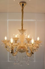 Swanart Venetian Glass Beauty: Italian Chandelier Lighting for a Timeless Ambiance