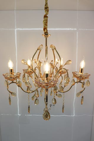 Swanart Experience Elegance: 5 Bulb Italian Chandelier | #1 in Lighting Decor
