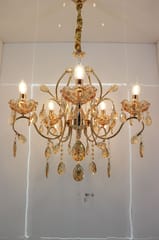 Swanart Experience Elegance: 5 Bulb Italian Chandelier | #1 in Lighting Decor
