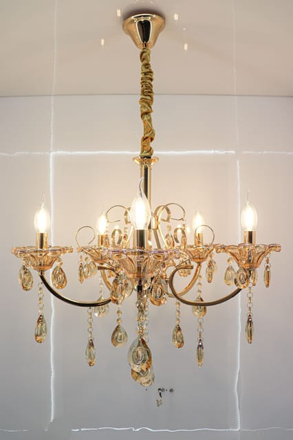 Swanart 5 Bulb Italian Chandelier Light: Timeless Craftsmanship & Radiant Elegance | Illuminate Your Home with Opulence