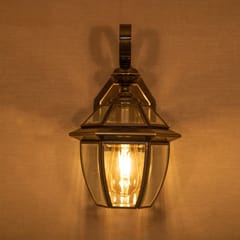 Swanart Outdoor Wall Lantern Light Fixture, Vintage Brass Finish, Waterproof Exterior Sconce for Porch Patio Garage, Enhance Curb Appeal & Security Lighting
