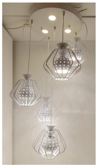 Peacock Chandelier Ceiling Lamp 1749-5