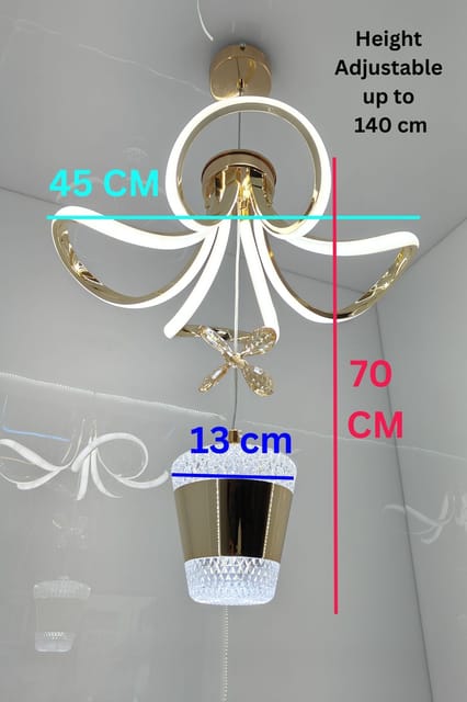 Swanart Living Room Ceiling Light Fixture, Multiple Room Compatible, White