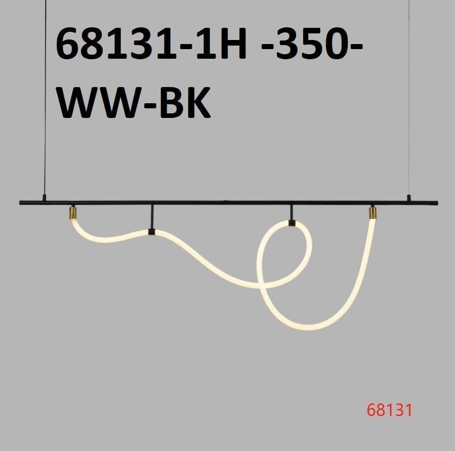 Swanart Metal Strip Hanging Lights - Soft Silicone Glow