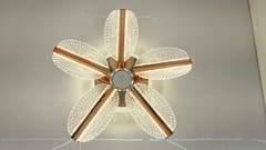 swanart LumiLeaf Crystal Chandelier: Modern Rose Gold Ceiling Light