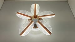 swanart LumiLeaf Crystal Chandelier: Modern Rose Gold Ceiling Light