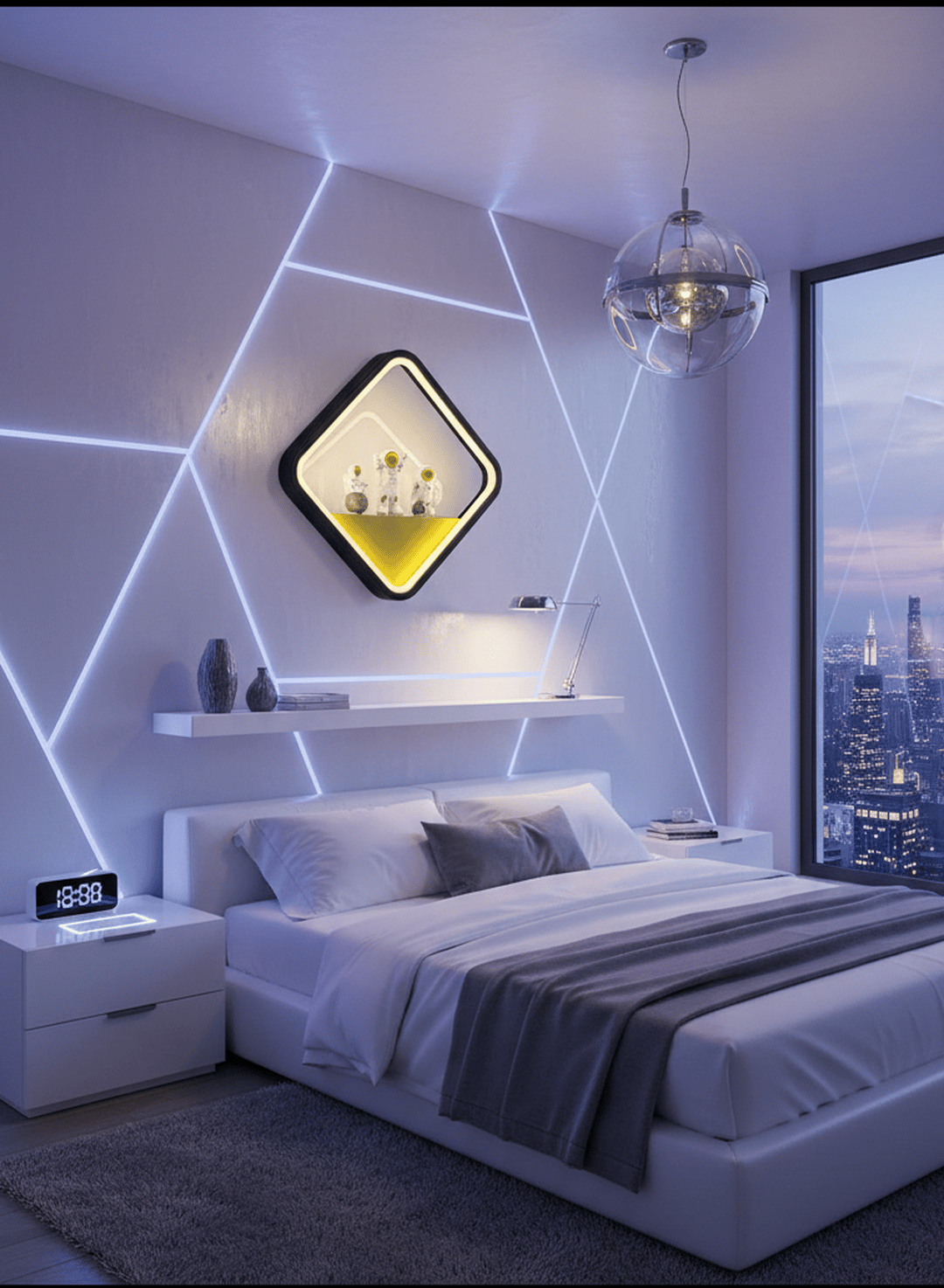 Swanart Astronaut Trio LED Wall Light - Out-of-This-World Décor